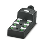 Phoenix Contact SACB Series Sensor Box, M12, 4 way, 6 port