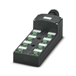 Phoenix Contact SACB Series Sensor Box, M12, 4 way, 8 port