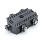 Brad from Molex 130036 Series Sensor Box, 5 way, 4 port