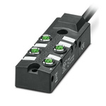 Phoenix Contact Sensor Box, M8, 10m cable, 3 way, 4 port