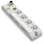 Wago 765 Series I/O module, M12, 5 way, 4 port