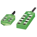 Phoenix Contact SACB Series Sensor Box, M12, 5m cable, 4 way, 8 port