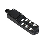 RS PRO Sensor Box, M12, 5 way, 6 port