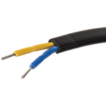 RS PRO Type J Thermocouple Wire, 10m, Unscreened, PVC Insulation, +105°C Max, 7/0.2mm