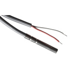 Carel Stainless Steel PTC PTC Thermistor, 1kΩ, -50°C Min, +100°C Max, 6mm Probe