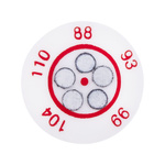 RS PRO Non-Reversible Temperature Sensitive Label, 88°C to 110°C, 5 Levels