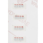 RS PRO Non-Reversible Temperature Sensitive Label, 40°C to 88°C, 4 Levels
