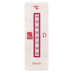 RS PRO Non-Reversible Temperature Sensitive Label, 160°C to 199°C, 8 Levels