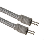 RS PRO Type K Thermocouple & Extension Wire, 20m, Unscreened, Ceramic Fibre Insulation, +1200°C Max