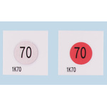 Asei Kougyou Temperature Sensitive Label, 80°C to 1 Level