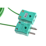 RS PRO Type K Extension Cable, 2m, PVC Insulation, +220°C Max, 7/0.2mm