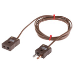 RS PRO Type T Extension Cable, 2m, PVC Insulation, +220°C Max, 7/0.2mm