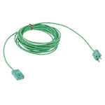 RS PRO Type K Extension Cable, 5m, PFA Insulation, 7/0.2mm