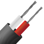 RS PRO Type J Thermocouple Wire, 25m, Unscreened, PVC Insulation, +105°C Max, 7/0.2mm