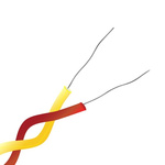RS PRO Type K Thermocouple Wire, 100m, PFA Insulation, +260°C Max, 1/0.3mm