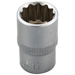 RS PRO 17mm Bi-Hex Socket With 1/2 in Drive