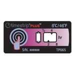 Timestrip Non-Reversible Temperature Label Indicator, 6°C to 8°C