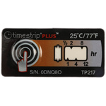 Timestrip Non-Reversible Temperature Label Indicator, 22°C to 25°C
