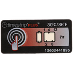 Timestrip Non-Reversible Temperature Label Indicator, 27°C to 30°C