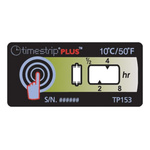 Timestrip Non-Reversible Temperature Label Indicator, 8°C to 10°C