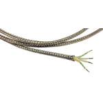 RS PRO Type K Thermocouple Wire, 25m, Glass Fibre Insulation, +350°C Max, 7/0.2mm