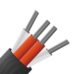 RS PRO Type RTD Resistance Thermometer Detector (RTD) Wire, 5m, PTFE Insulation, +260°C Max, 7/0.2mm