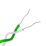 RS PRO Type K Thermocouple Wire, 10m, Unscreened, PTFE Insulation, +260°C Max, 1/0.508mm