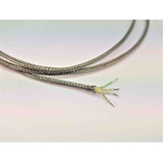 RS PRO Type K Thermocouple Wire, 50m, Unscreened, Glass Fibre Insulation, +350°C Max, 7/0.2mm