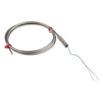 RS PRO Type K Thermocouple 1m Length, 3mm Diameter → +1100°C