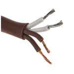 RS PRO Type T Thermocouple Wire, 100m, Unscreened, Silicone Rubber Insulation, +200°C Max, 7/0.2mm