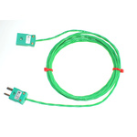 RS PRO Type K Thermocouple & Extension Wire, 1m, Screened, PFA Insulation, +260°C Max