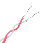 RS PRO Type N Thermocouple Wire, 10m, Unscreened, PTFE Insulation, +260°C Max, 7/0.2mm
