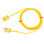 RS PRO Type K Thermocouple & Extension Wire, 10m, Unscreened, PVC Insulation, +105°C Max, 7/0.2mm
