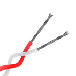 RS PRO Type K Thermocouple Wire, 200m, Unscreened, PFA Insulation, +260°C Max, 7/0.2mm