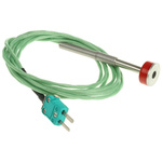 RS PRO Type K Thermocouple 2m Length, 6mm Diameter → +250°C