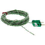 RS PRO Type K Thermocouple 150mm Length, 7/0.2mm Diameter → +250°C