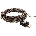 RS PRO Type T Thermocouple 5m Length, 7/0.2mm Diameter → +250°C
