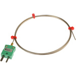 RS PRO Type K Thermocouple 1m Length, 1.5mm Diameter → +1100°C