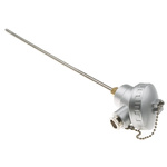 RS PRO Type K Thermocouple 300mm Length, 6mm Diameter → +1100°C