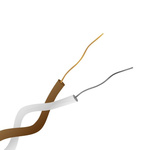 RS PRO Type T Thermocouple Wire, 100m, PTFE Insulation, +260°C Max, 1/0.2mm