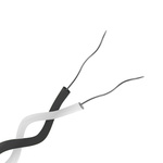 RS PRO Type J Thermocouple Wire, 50m, PFA Insulation, +260°C Max, 1/0.2mm