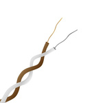 RS PRO Type T Thermocouple Wire, 50m, PFA Insulation, +260°C Max, 1/0.3mm