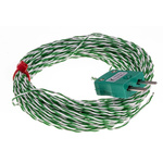RS PRO Type K Thermocouple 10m Length, 1/0.2mm Diameter → +260°C