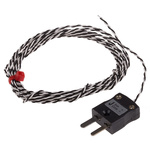 RS PRO Type J Thermocouple 2m Length, 1/0.2mm Diameter → +260°C