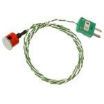 RS PRO Type K Thermocouple 2m Length, 1/2in Diameter → +250°C