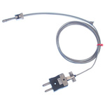 RS PRO Type J Thermocouple 2m Length, 6mm Diameter → +350°C