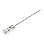 RS PRO SYSCAL Type K Thermocouple 150mm Length, 3mm Diameter → +1100°C