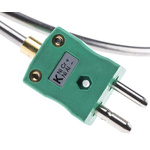 RS PRO SYSCAL Type K Thermocouple 750mm Length, 4.5mm Diameter → +1100°C