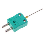 RS PRO SYSCAL Type K Thermocouple 250mm Length, 1.5mm Diameter → +1100°C