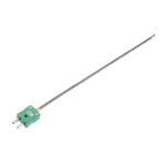 RS PRO SYSCAL Type K Thermocouple 300mm Length, 4.5mm Diameter → +1100°C